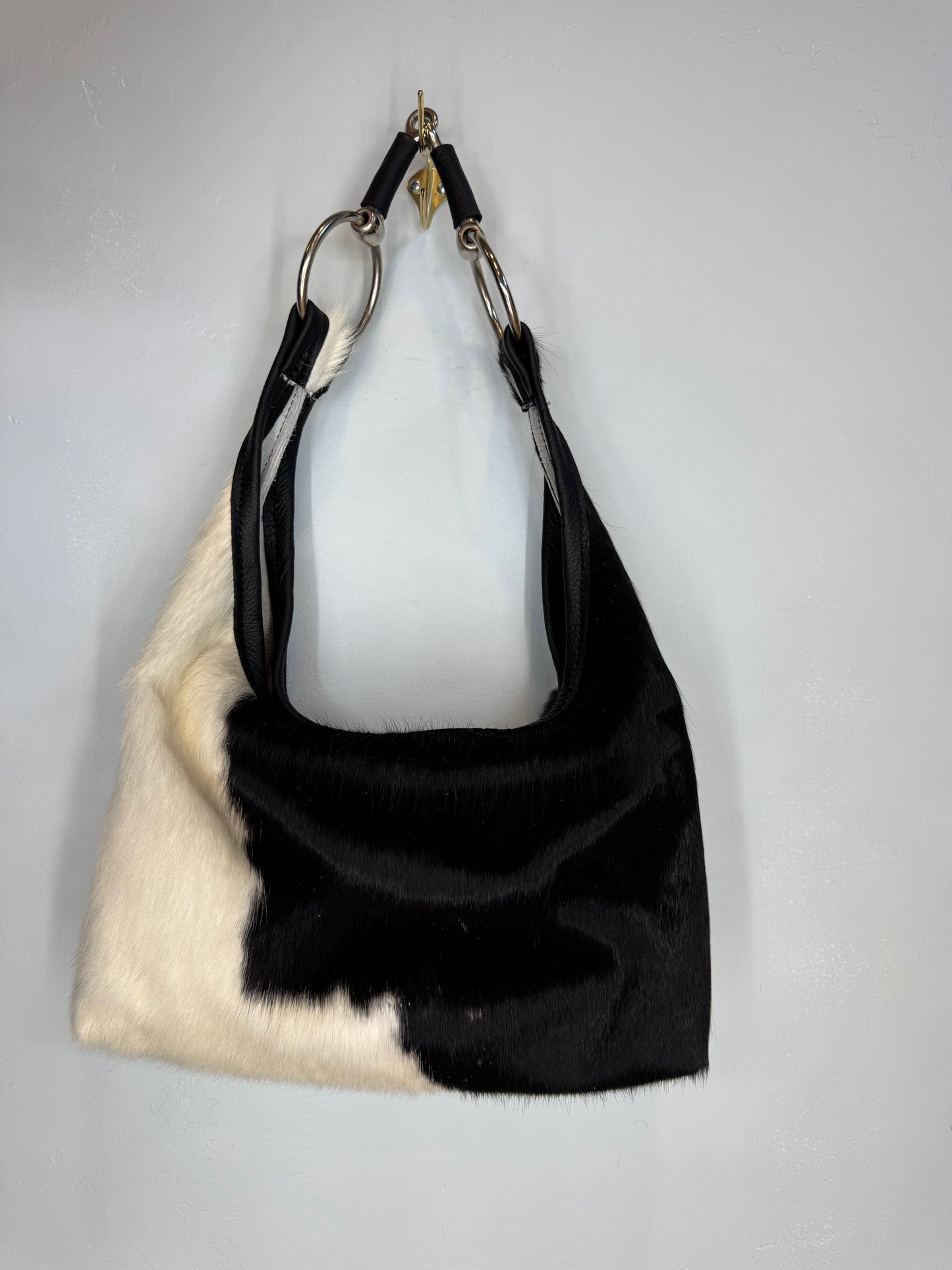 Cowhide Tote Bit Bag
