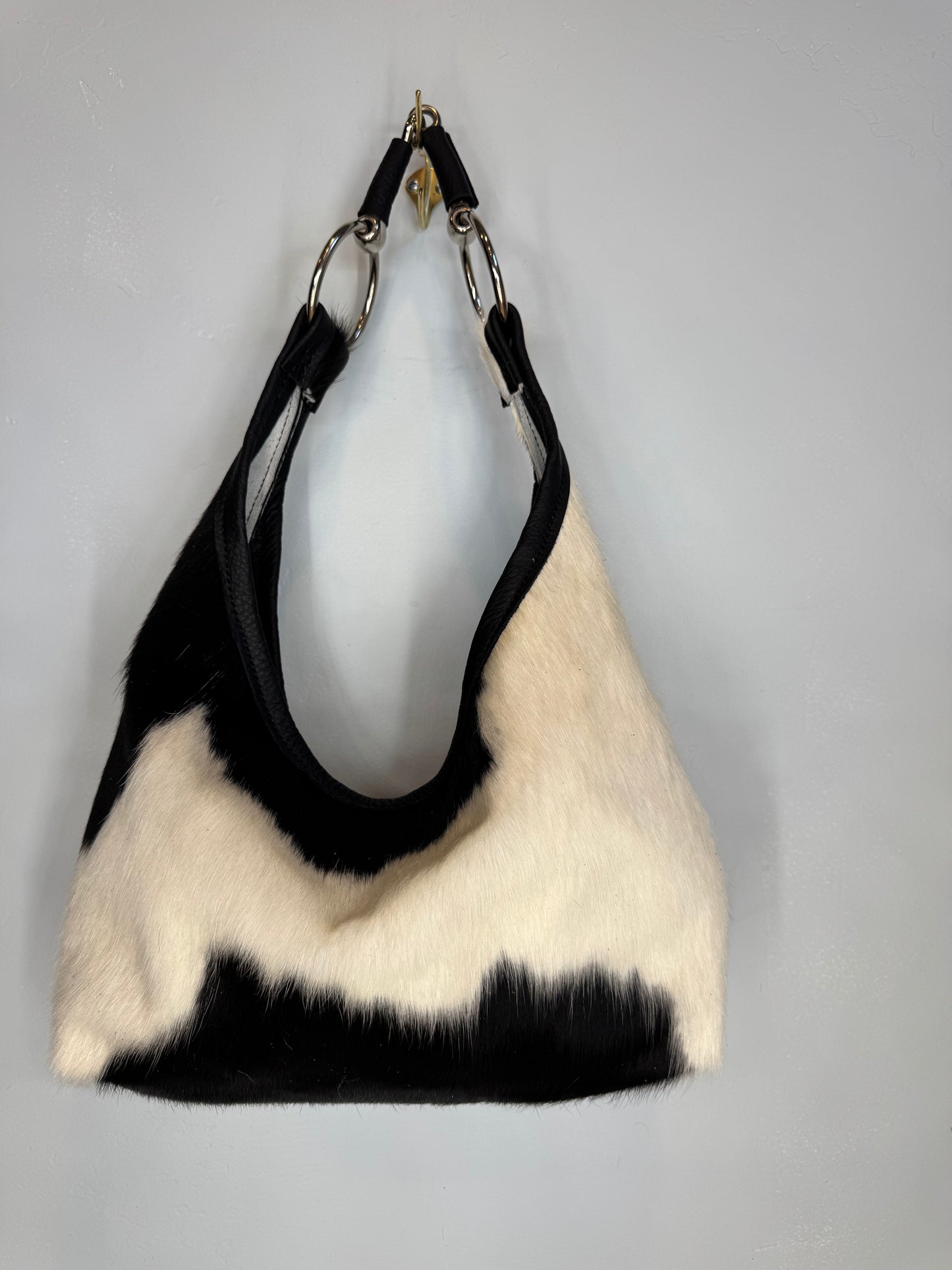 Cowhide Tote Bit Bag