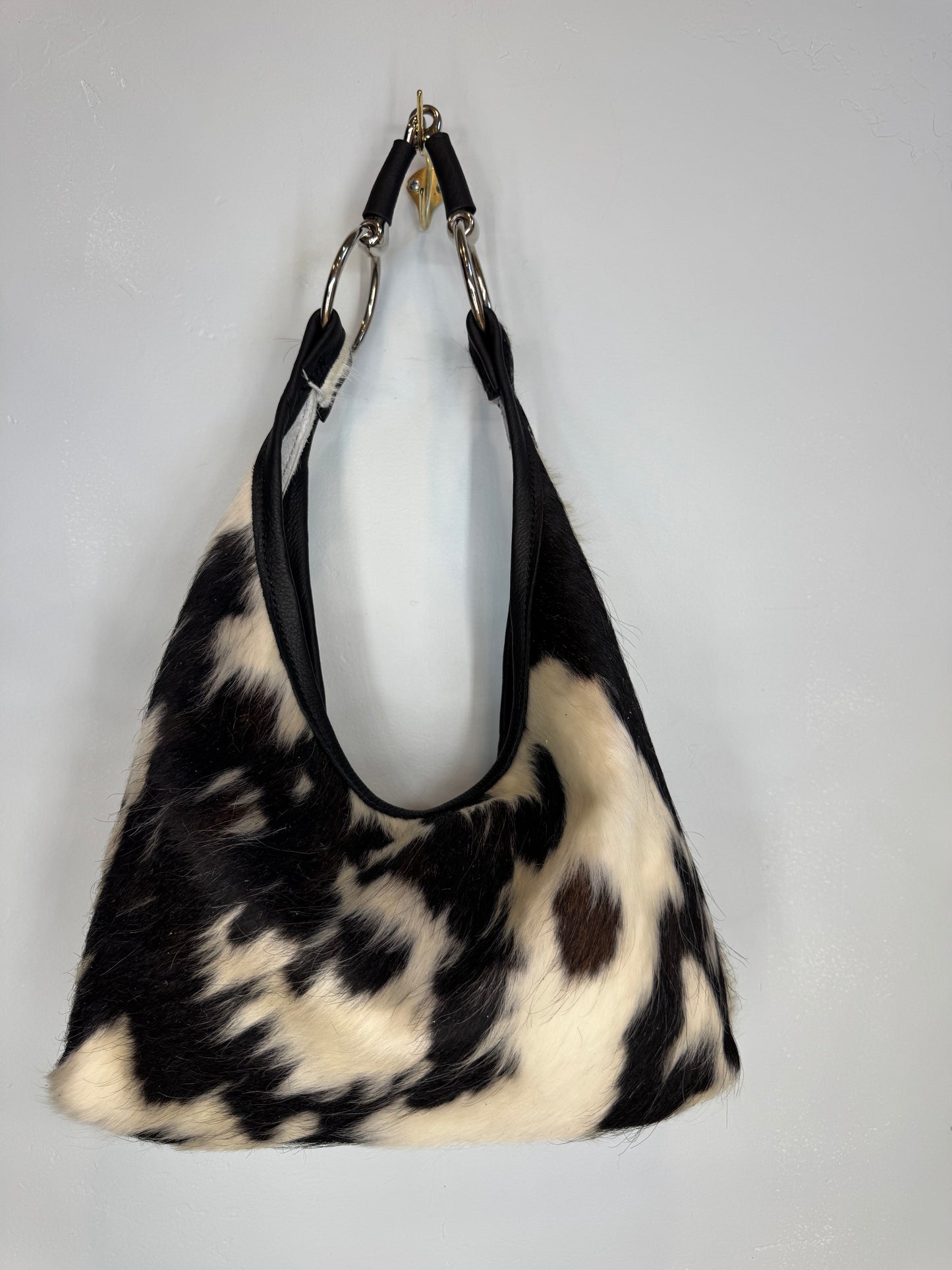 Cowhide Tote Bit Bag