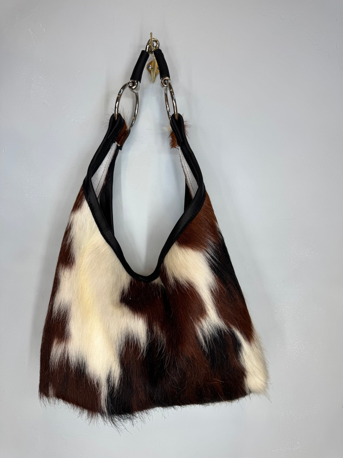Cowhide Tote Bit Bag