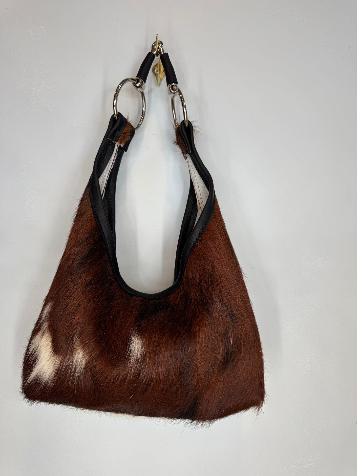 Cowhide Tote Bit Bag