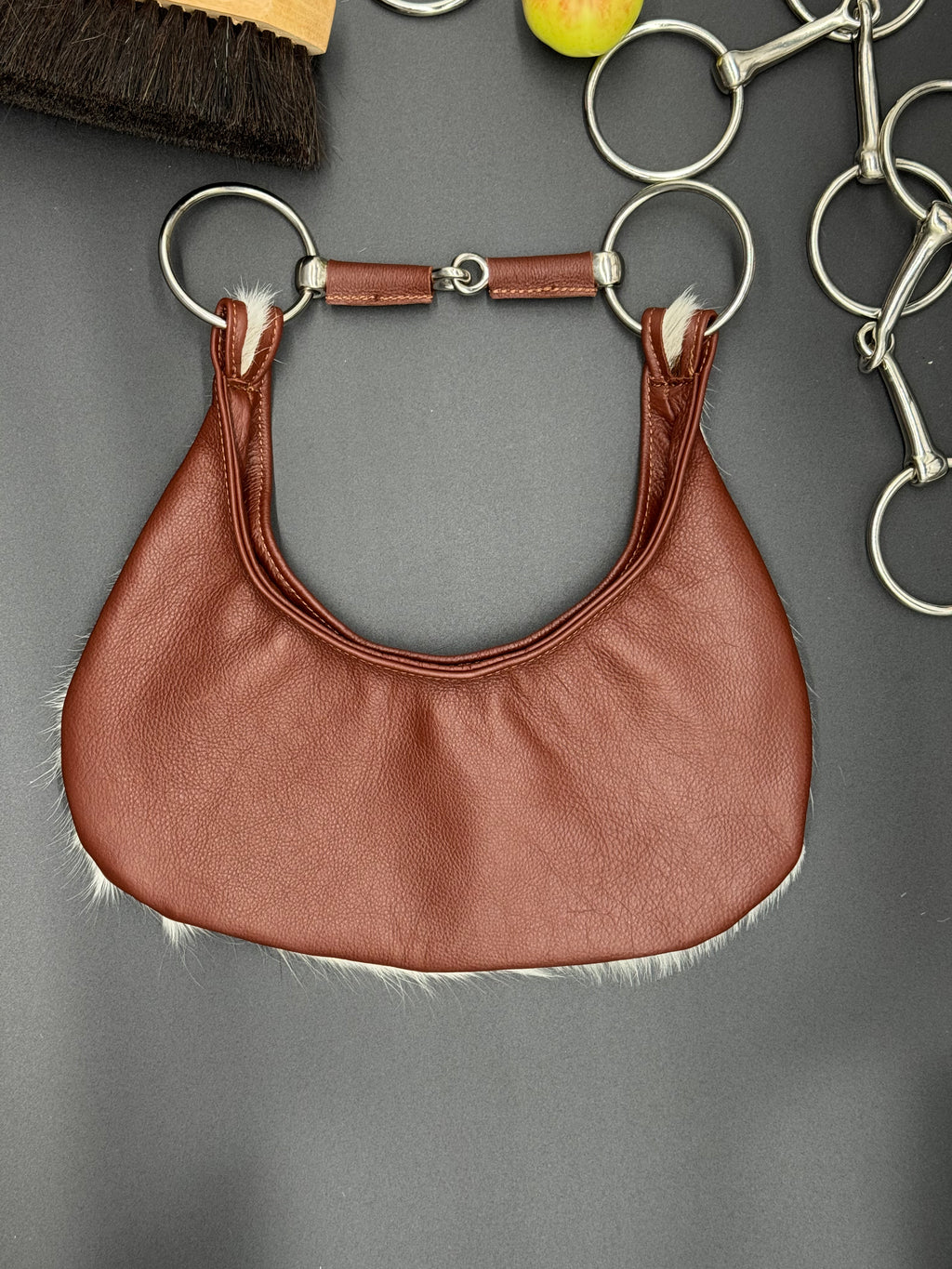 Cowhide Bit Bag