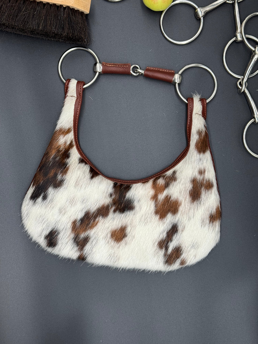 Cowhide Bit Bag