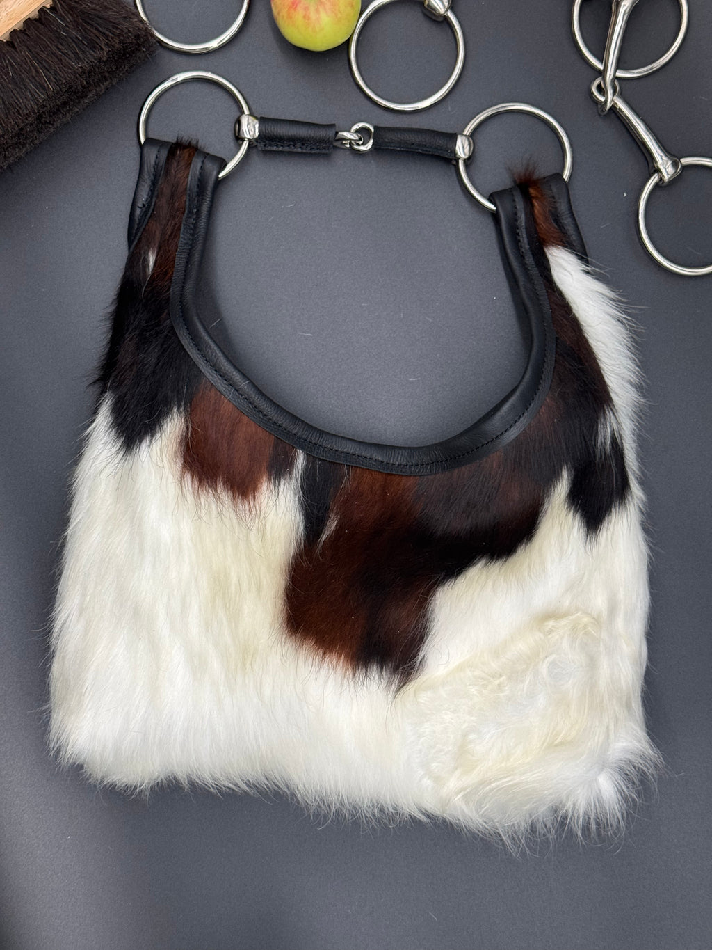 Cowhide Hobo Bit Bag