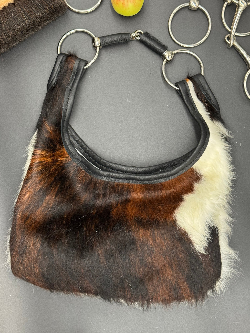 Cowhide Hobo Bit Bag