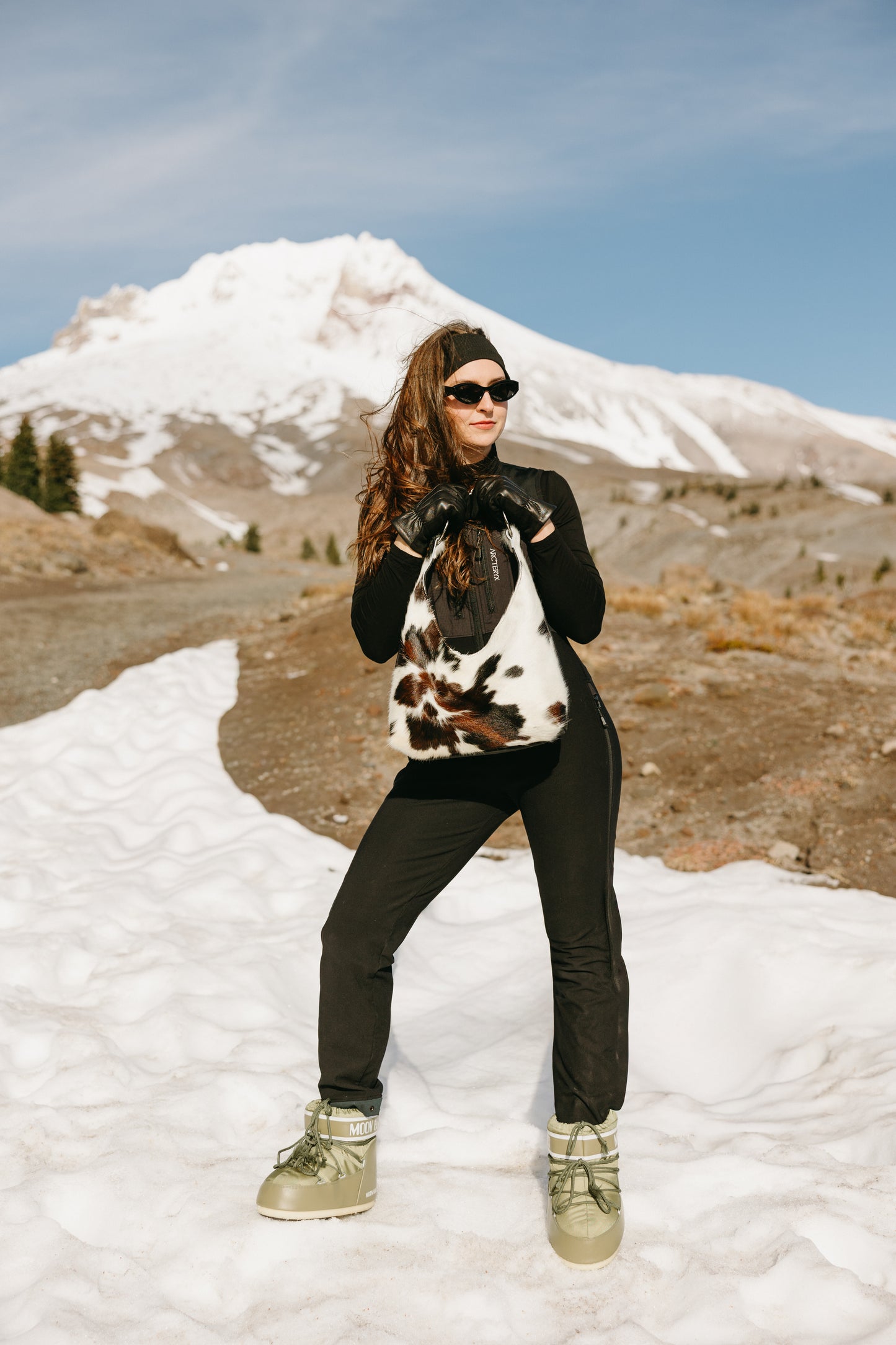 Cowhide Hobo Bit Bag