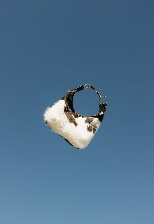 Cowhide Tote Bit Bag